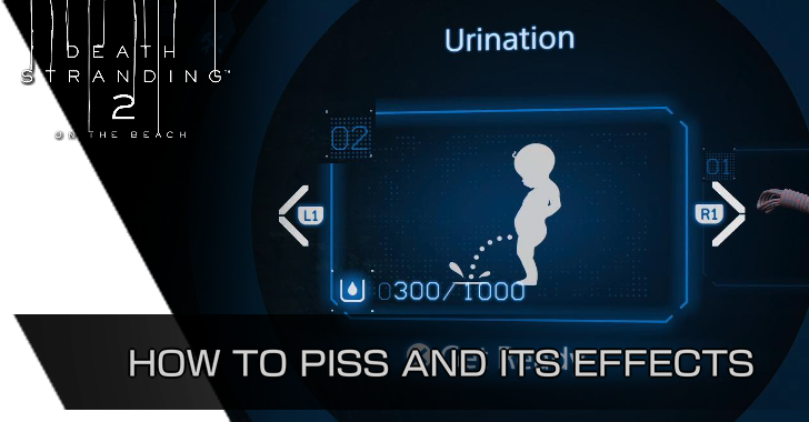 Death Stranding 2 On the Beach DS2 How to Piss and Its Effects