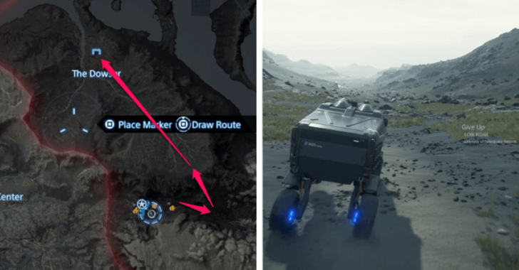 Death Stranding 2 Dowser Mountain