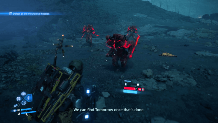 Death Stranding 2 Ghost Mech Fight