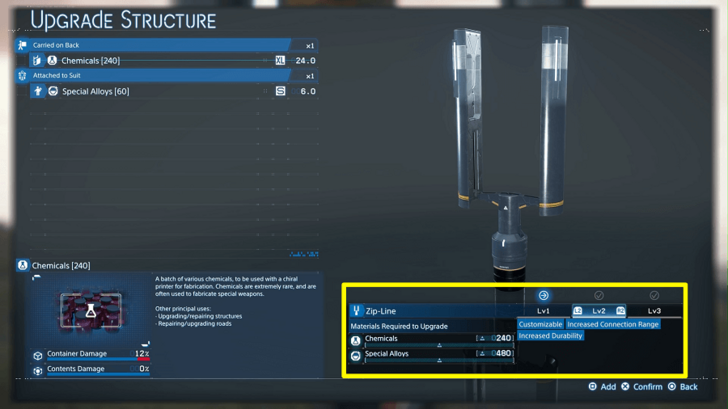 Zipline Level 2 Upgrade