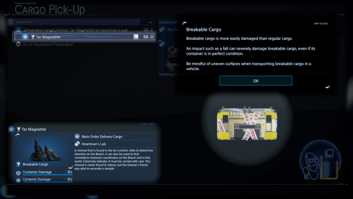 Death Stranding 2 Breakable Cargo