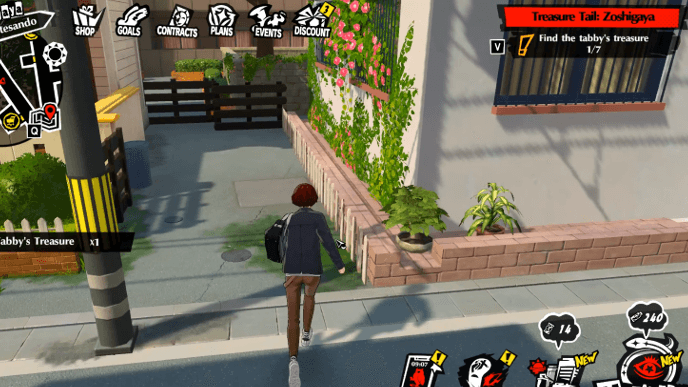Persona 5 Phantom X - Treasure Tail - Zoshigaya Mission Guide - Find Tabby