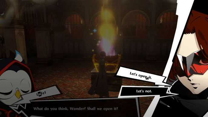 Open the glowing chest