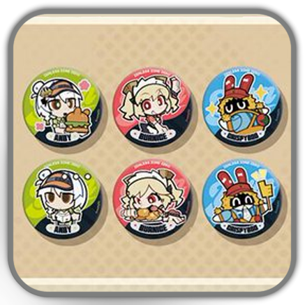 Beard Papa x ZZZ Badges