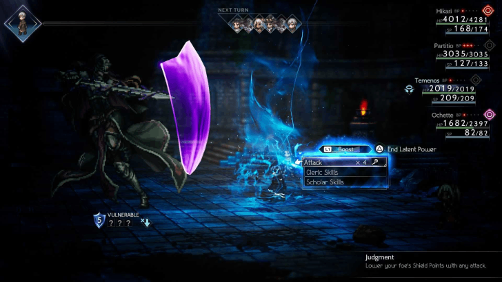 Octopath Traveler 2 - Use Temenos Latent Power