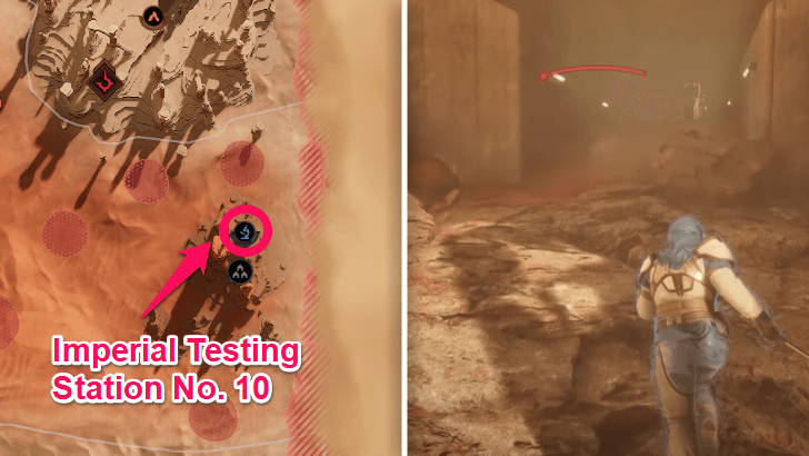 Imperial Testing Station No. 10 location