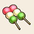 Tri-Color Dango
