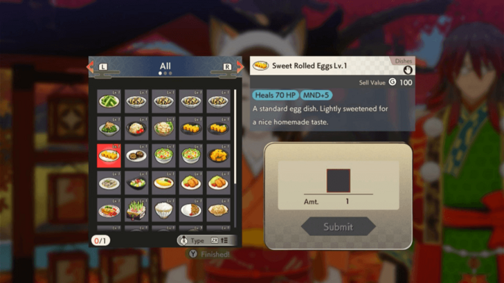 Submitting a Dish to Yachiyo for the Cooking Contest