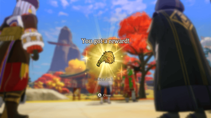 Rice Lv. 1 Reward for the Cooking Contest