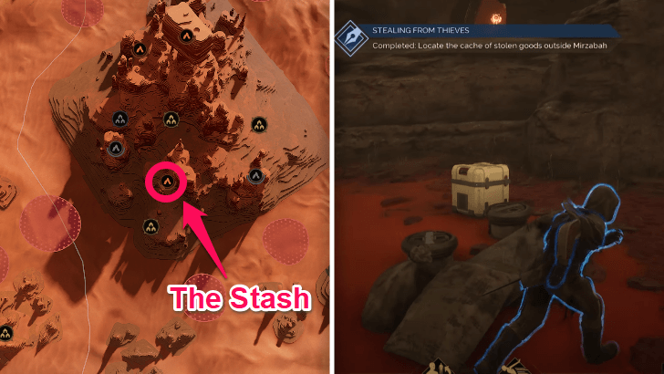 The Stash Cave Location