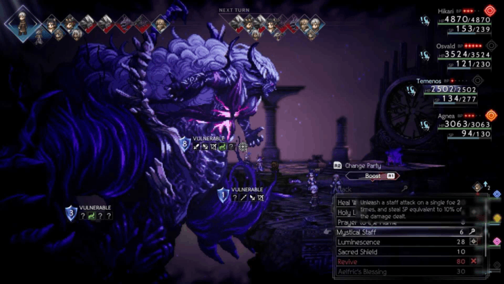 Octopath Traveler 2 - Vide Eternal Night