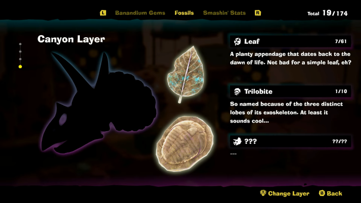 Canyon Layer Fossils