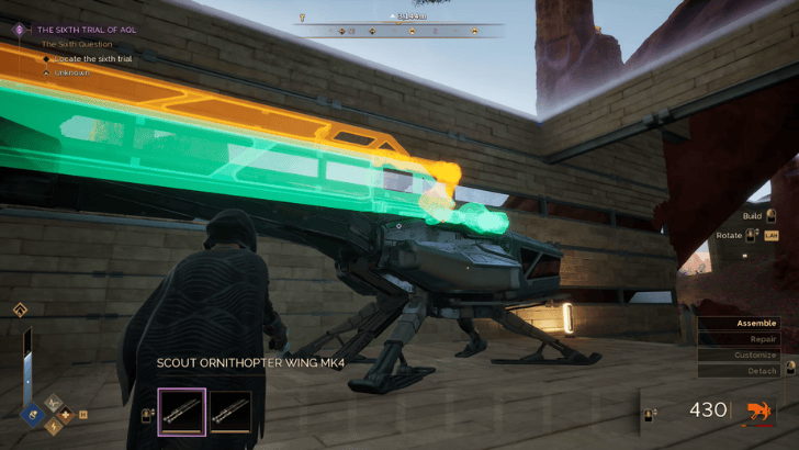 Assembling Scout Ornithopter Mk4