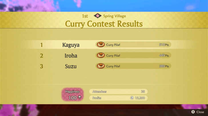 Curry Pilaf Lv. 1 Winning the Curry Contest
