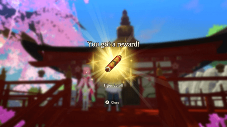 Tiger Scroll Reward for Winning the Curry Contest