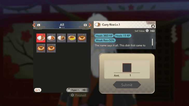 Choose a Curry Dish to Submit