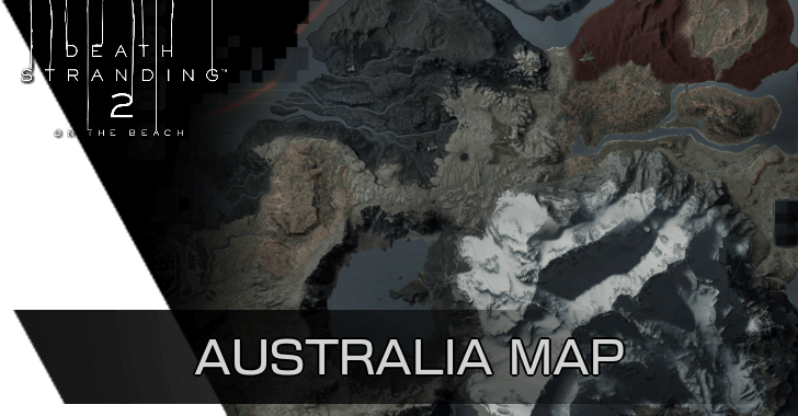 Death Stranding 2 - Australia Map