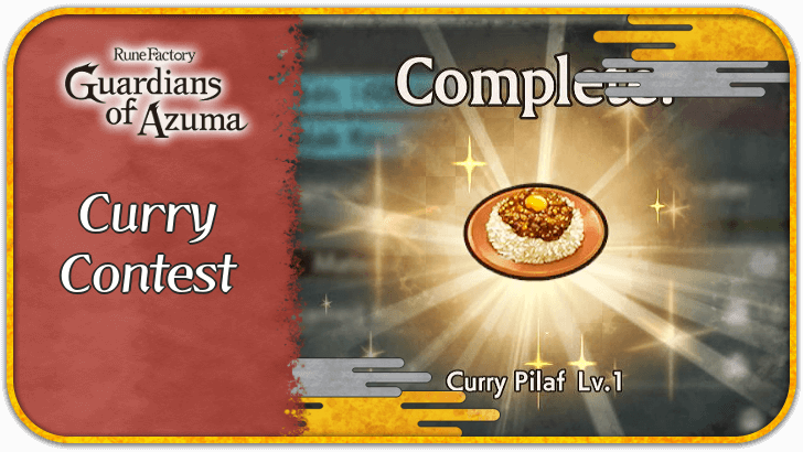 Rune Factory Guardians of Azuma - Curry Contest