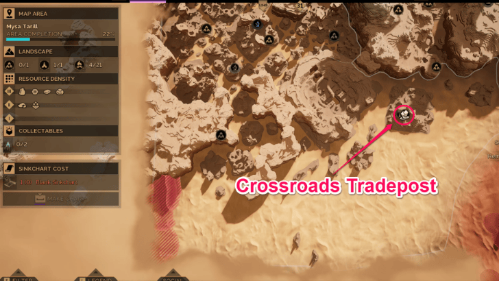 Crossroads Tradepost Location