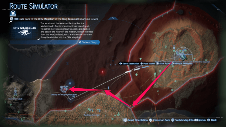 Death Stranding 2 Factory Map