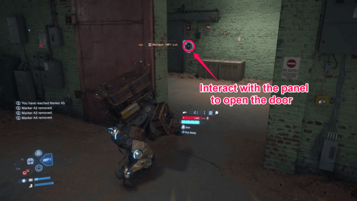 Death Stranding 2 Gray Door Panel