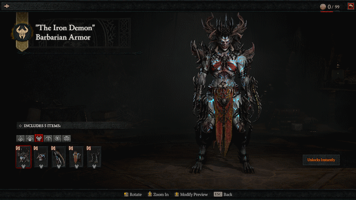 Reliquary Completion Reward Instant Unlock