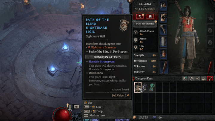 Use a nightmare sigil