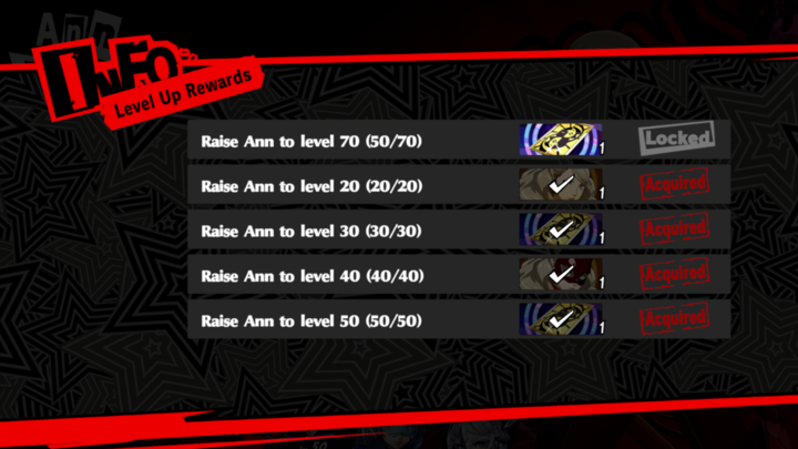 Persona 5 Phantom X - Level Up your units
