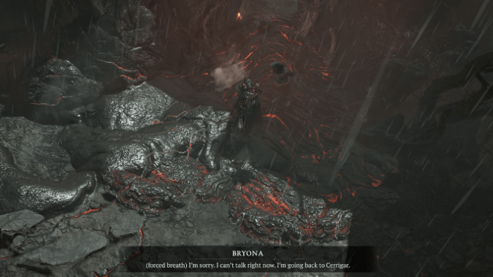 Speak to Bryona outside the scar.png