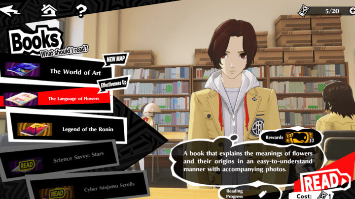 Persona 5 Phantom X - Read Books