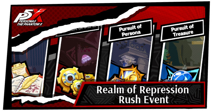 Persona 5 X Realm of Repression Rush Event