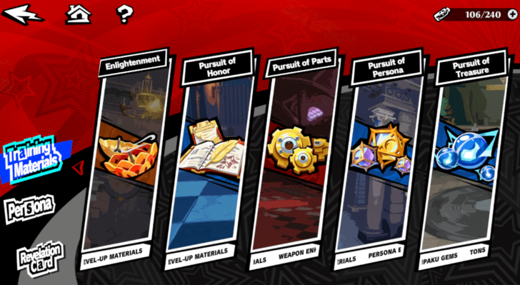 Realm of Repression Level Up Material Stages