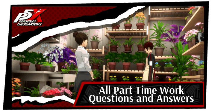 P5 Phantom X - All Part Time Questions and Answers Locations