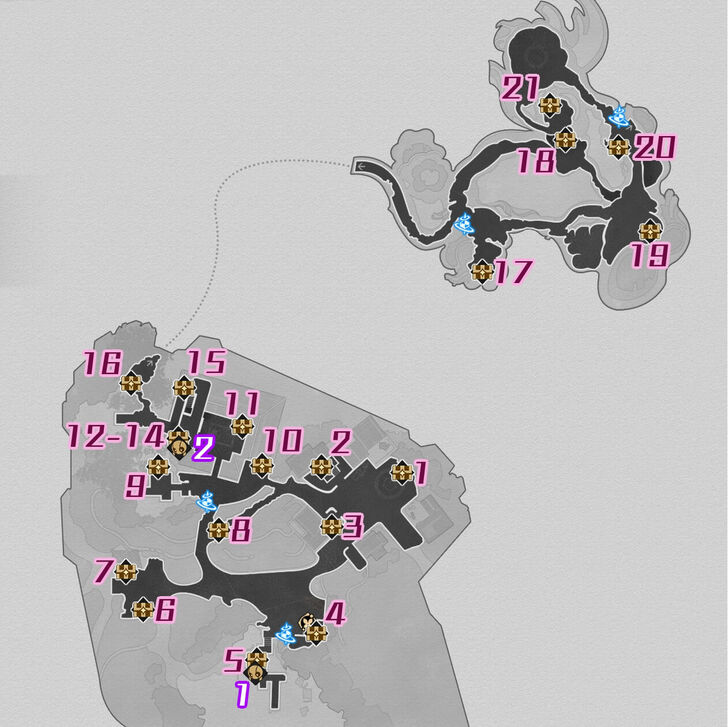 HSR - Aedes Elysiae Chest Map
