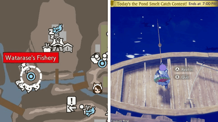 Fish at the Boat Near Watarase