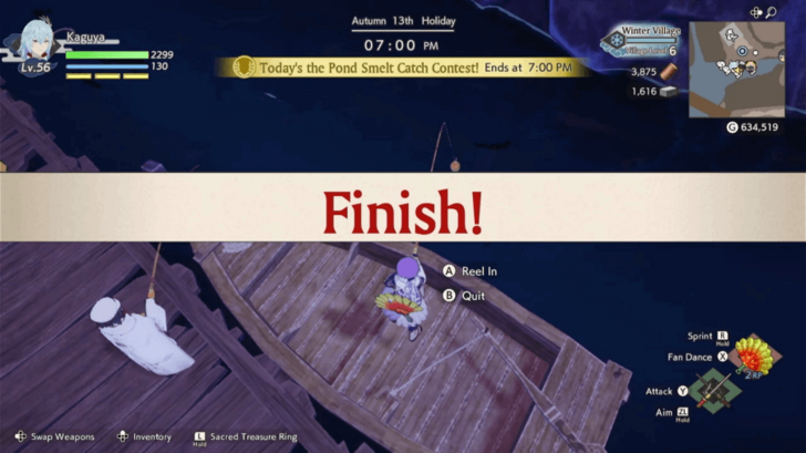 The Pond Smelt Catch Contest Finishes at 7 PM