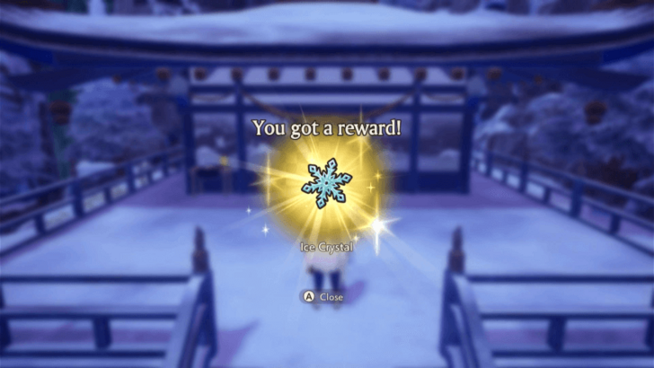 Ice Crystal Reward for Winter Village Contest