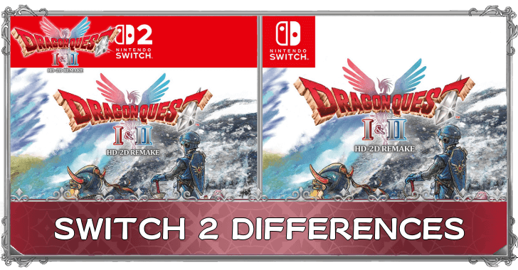 Dragon Quest 1 - Switch 2 Differences