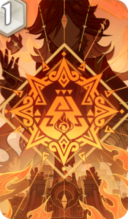 Genshin - Fire and War Card