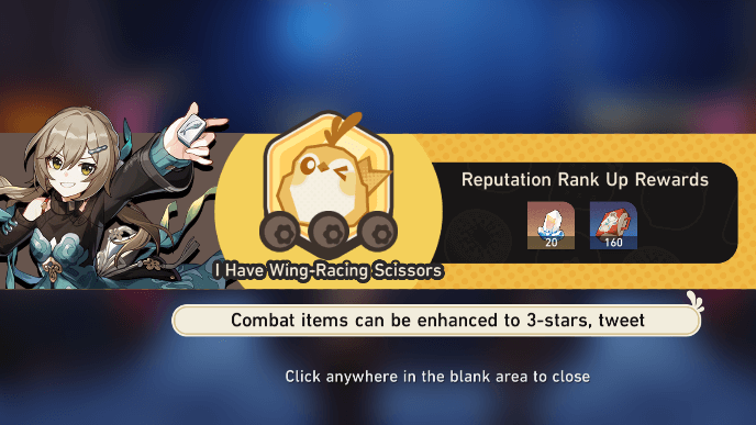 Absolute Majestic Fowl - Reputation Rank Up Rewards