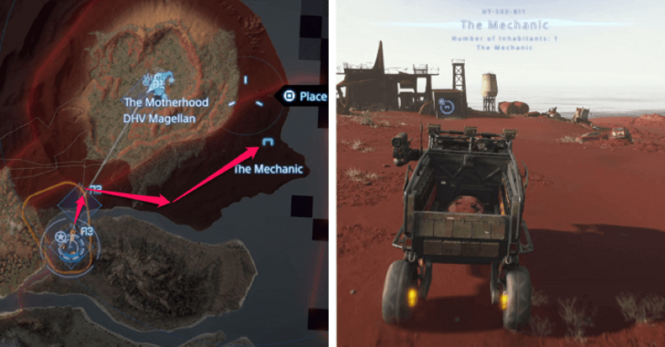 Death Stranding 2 The Mechanic Location