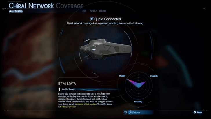 Death Stranding 2 Coffin Board