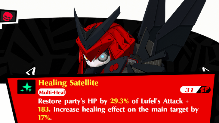 P5 Phantom X - Use Lufel and Robroy for Healing Satellite