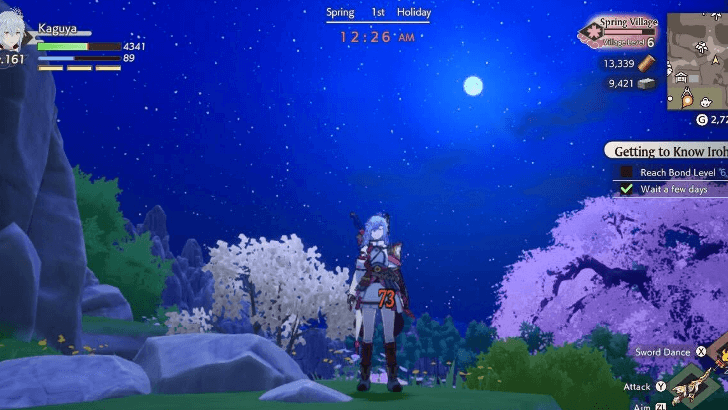 Losing HP at 12 Midnight