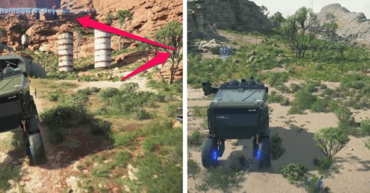 Death Stranding 2 Rainbow Valley Slope