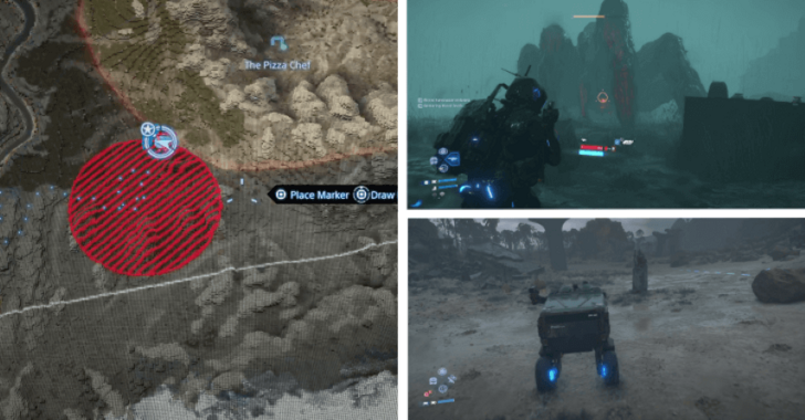 Death Stranding 2 Giant Hand BT Encounter