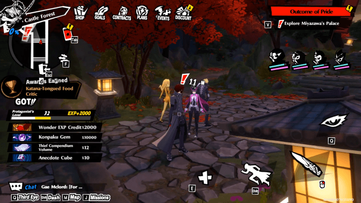 Go to the path on your left