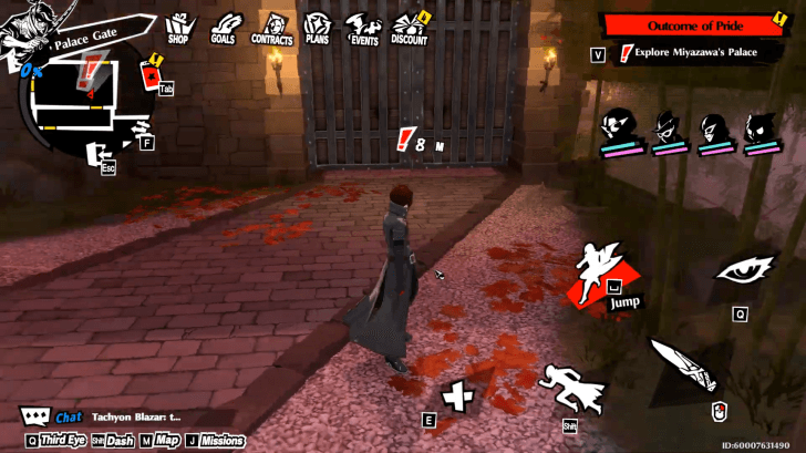 After going through the house, try to open the door on your right