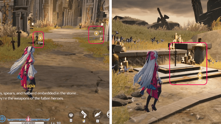 Interact With the Weapons