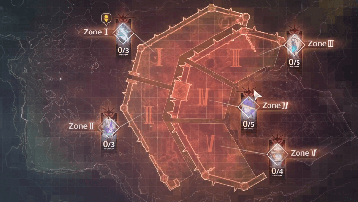 Clear All 5 Zones